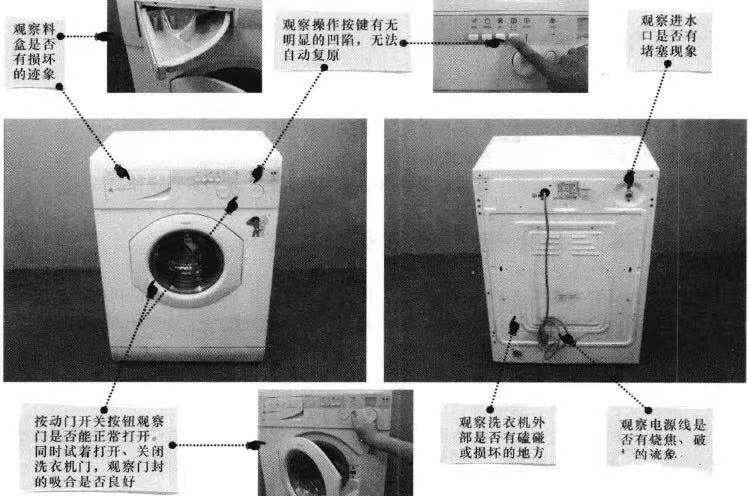 洗衣機維修常用方法介紹。